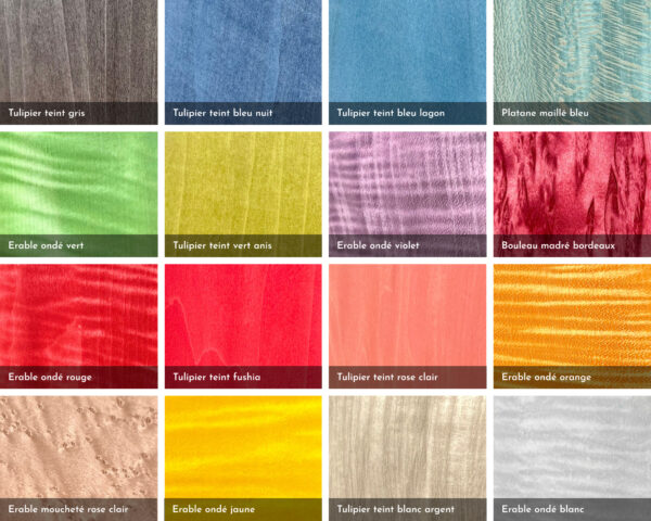 Bois coloré