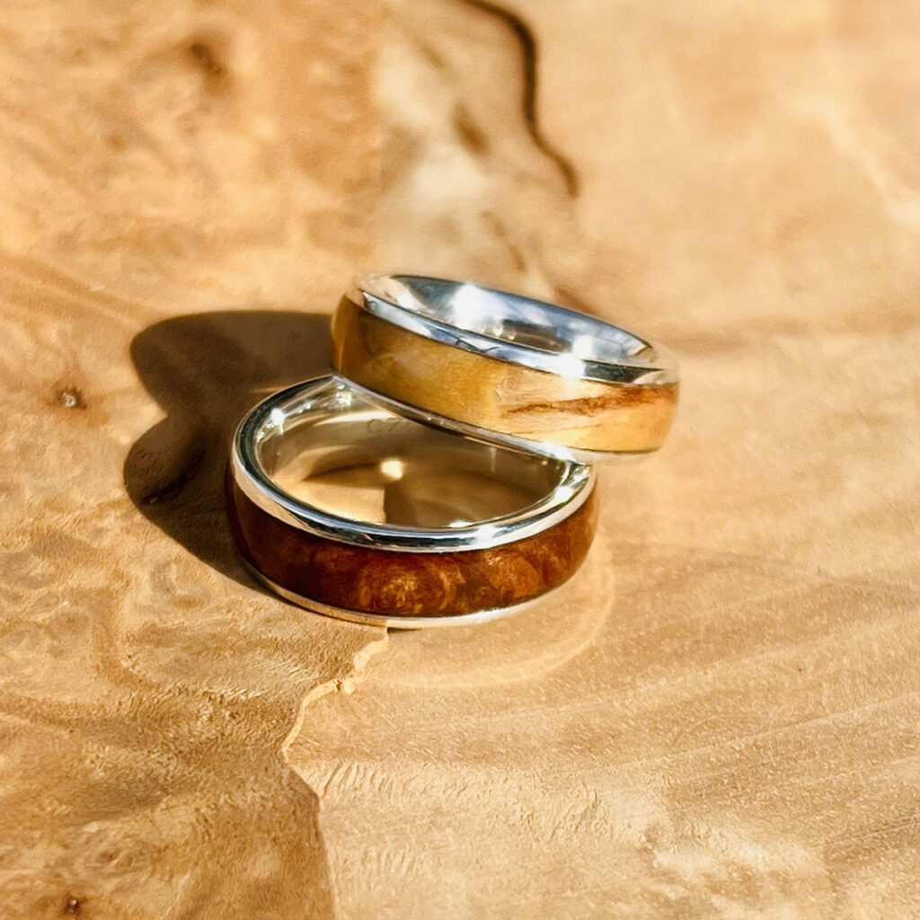 bague bois seul