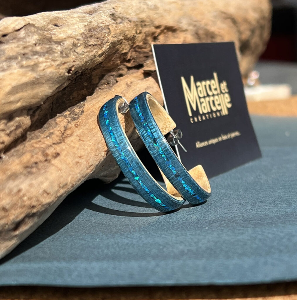 boucles bois mineral